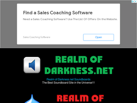 'realmofdarkness.net' screenshot