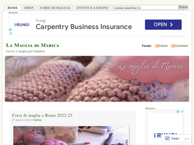 'lamagliadimarica.com' screenshot