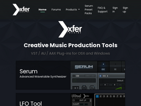 'xferrecords.com' screenshot
