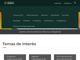 'ceti.mx' screenshot