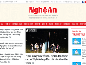 'baonghean.vn' screenshot