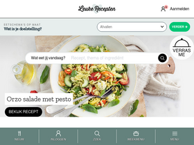 'leukerecepten.nl' screenshot