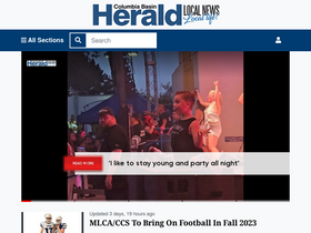 'columbiabasinherald.com' screenshot