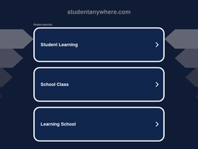 'studentanywhere.com' screenshot