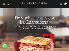 lacharcuteriartesanal.cl homepage screenshot