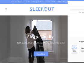 'sleepoutcurtains.com' screenshot
