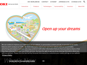 'oki.com' screenshot