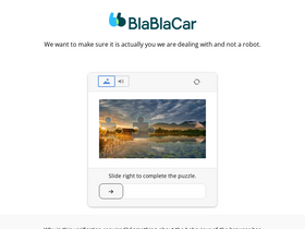'blablacar.pl' screenshot