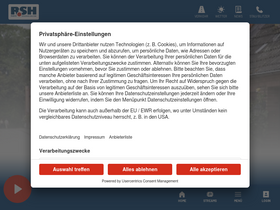 'rsh.de' screenshot