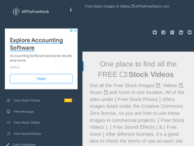 'allthefreestock.com' screenshot