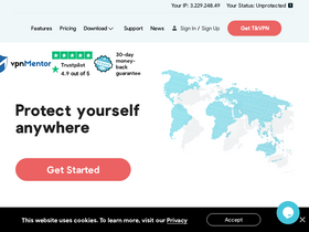 'tikvpn.com' screenshot