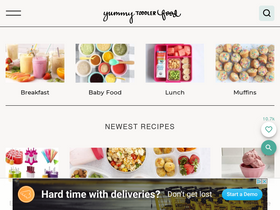 'yummytoddlerfood.com' screenshot