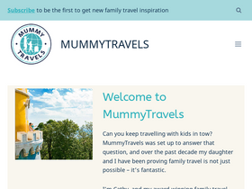 'mummytravels.com' screenshot