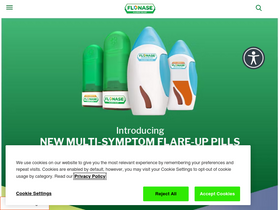 'flonase.com' screenshot