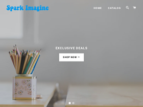 sparkimagine.com homepage screenshot