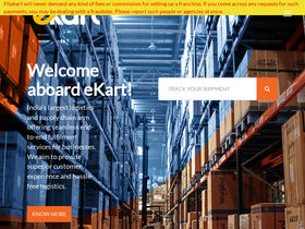 'ekartlogistics.com' screenshot