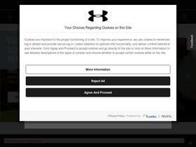 'underarmour.co.uk' screenshot
