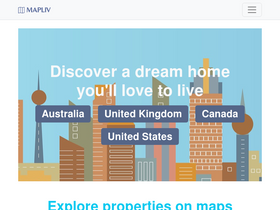 'mapliv.com' screenshot