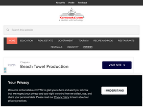 'karnataka.com' screenshot