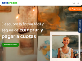 'sistecredito.com' screenshot