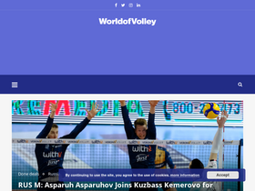 'worldofvolley.com' screenshot