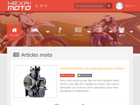 'hexa-moto.com' screenshot