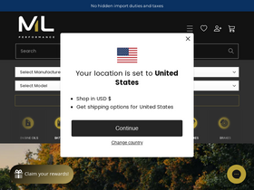 'mlperformance.co.uk' screenshot