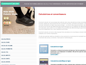 'comment-calculer.net' screenshot