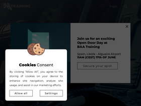 'baatraining.com' screenshot