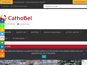 'cathobel.be' screenshot