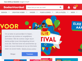 'boekenvoordeel.nl' screenshot