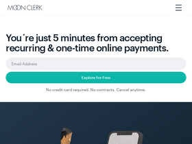 'moonclerk.com' screenshot