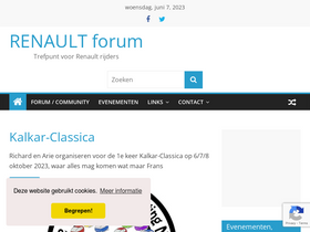 'renaultforum.nl' screenshot