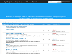 'matemanija.com' screenshot