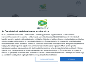 'nonprofit.hu' screenshot