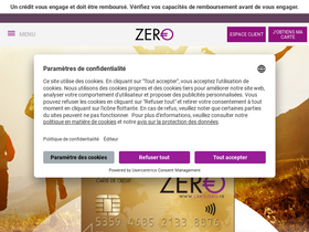 'cartezero.fr' screenshot