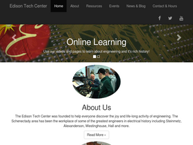 'edisontechcenter.org' screenshot