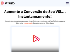 'vturb.com.br' screenshot