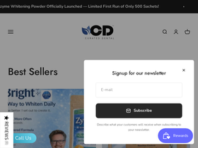 curateddental.com homepage screenshot
