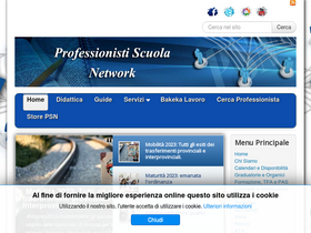'professionistiscuola.it' screenshot