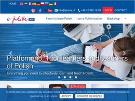'e-polish.eu' screenshot