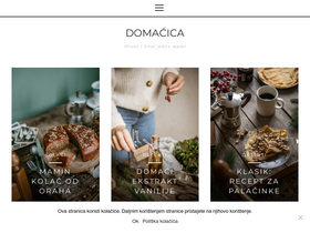 'domacica.com.hr' screenshot