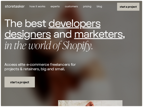 'storetasker.com' screenshot