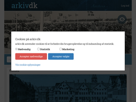'arkiv.dk' screenshot