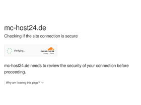 'mc-host24.de' screenshot