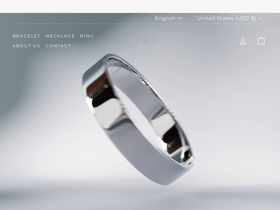 Acieri homepage screenshot
