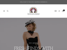 thisandthatvintage.com homepage screenshot