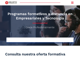 'deustoformacion.com' screenshot