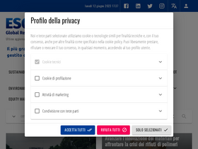 'esgdata.it' screenshot