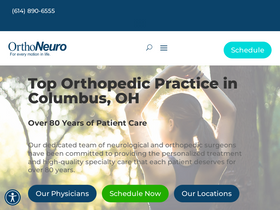 'orthoneuro.com' screenshot